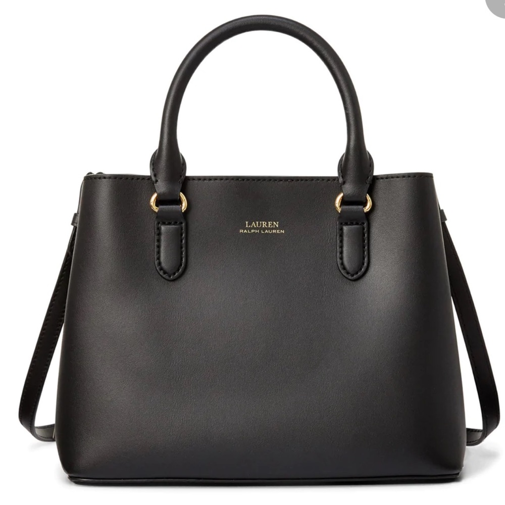 Ralph Lauren Marcy Leather Satchel